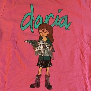 Daria distressed shirt.